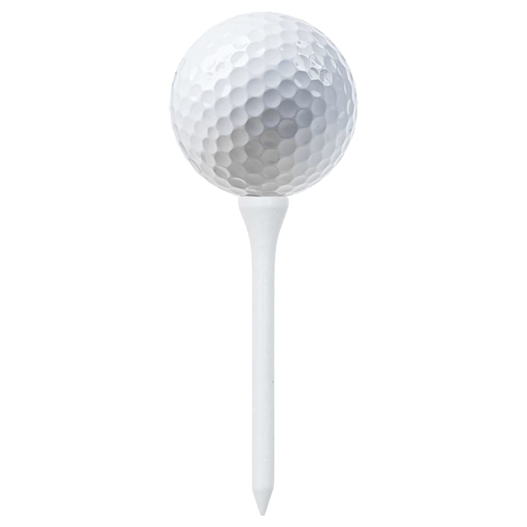 vidaXL Golf-Tees 1000 Stk. Weiß 54 mm Bambus