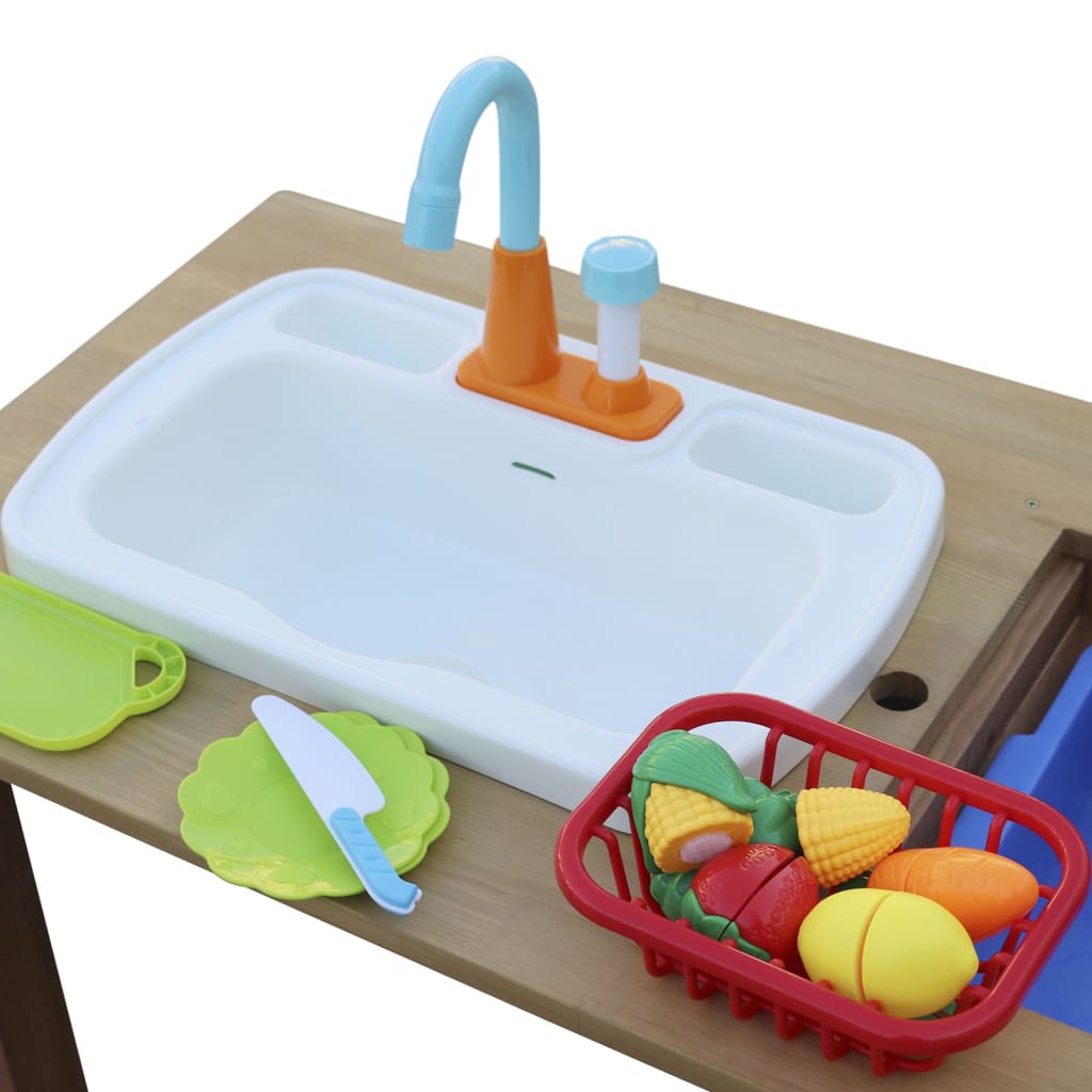 AXI Sand- und Wasser-Picknicktisch Dennis mit Spielküche und Bänken
