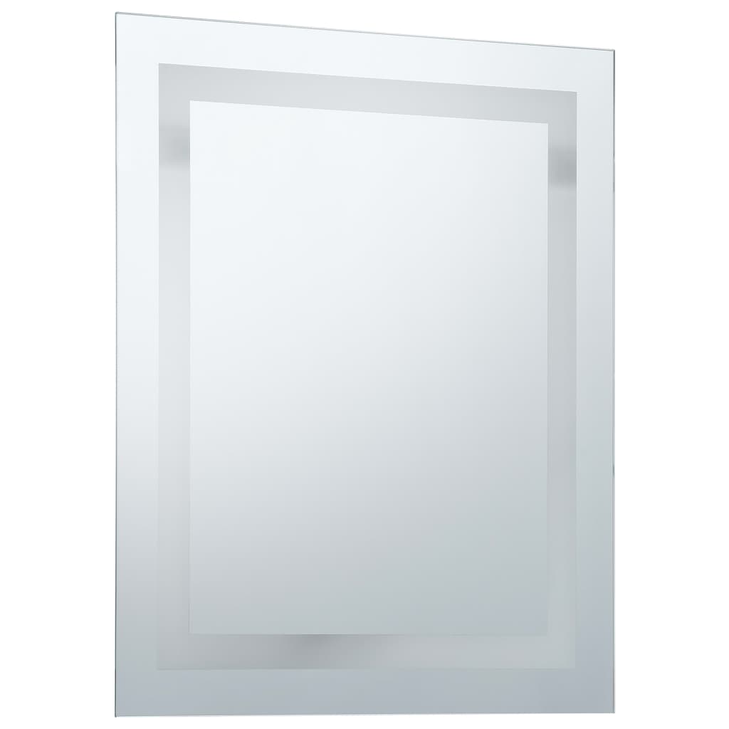 vidaXL LED-Badspiegel mit Berührungssensor 50x60 cm