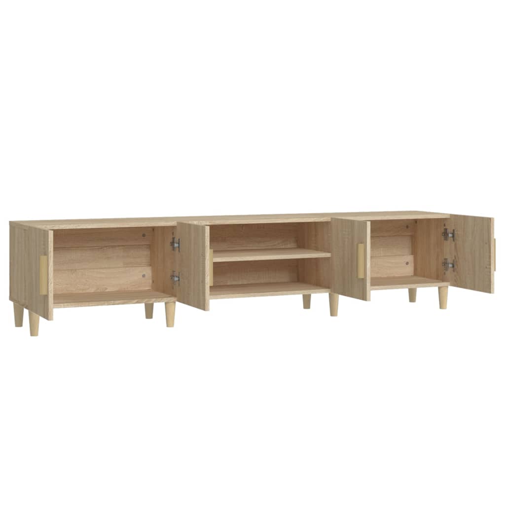 vidaXL TV-Schrank Sonoma-Eiche 180x31,5x40 cm Holzwerkstoff