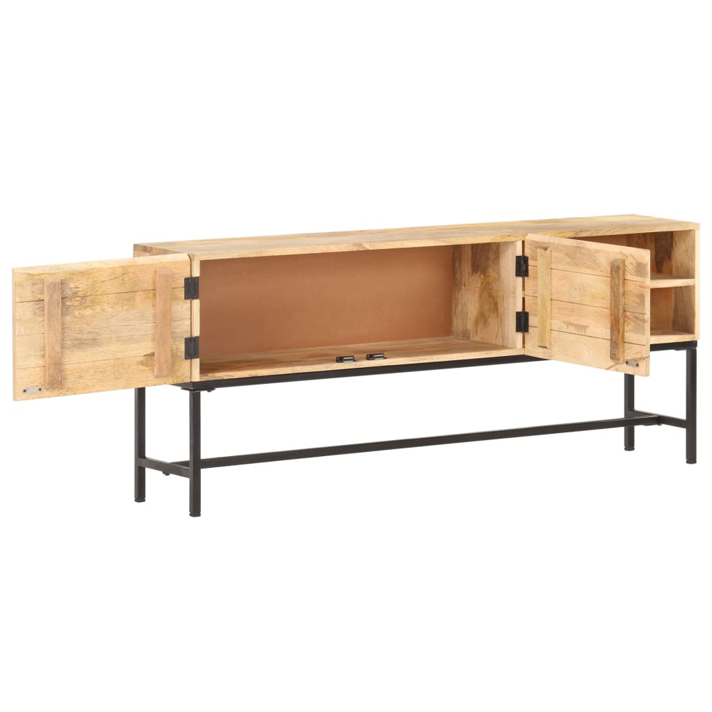 vidaXL Sideboard 145x30x60 cm Mango Massivholz