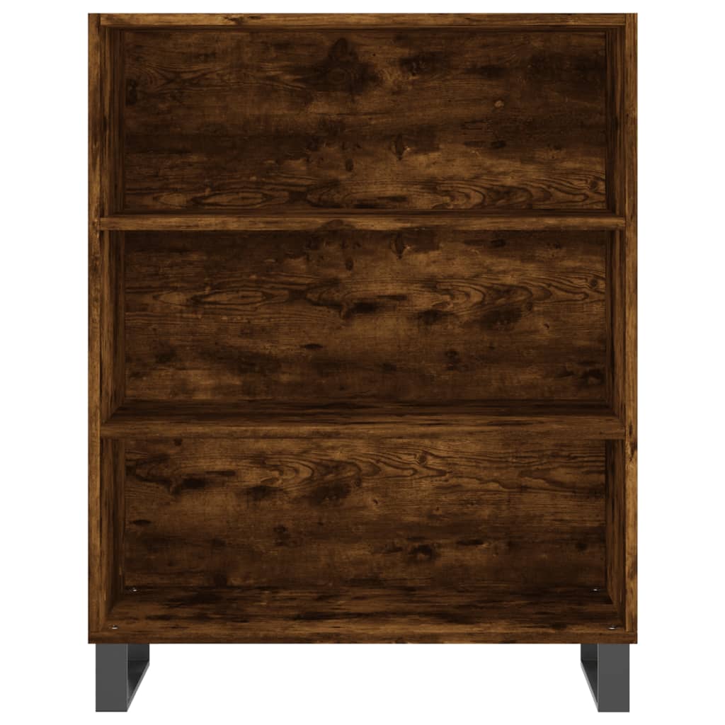 vidaXL Regalschrank Räuchereiche 69,5x32,5x90 cm Holzwerkstoff