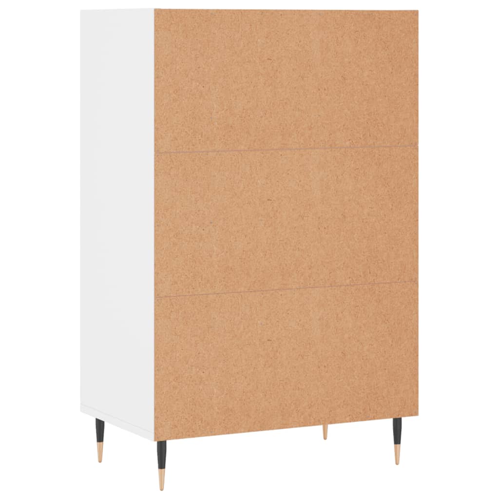 vidaXL Highboard Weiß 57x35x90 cm Holzwerkstoff