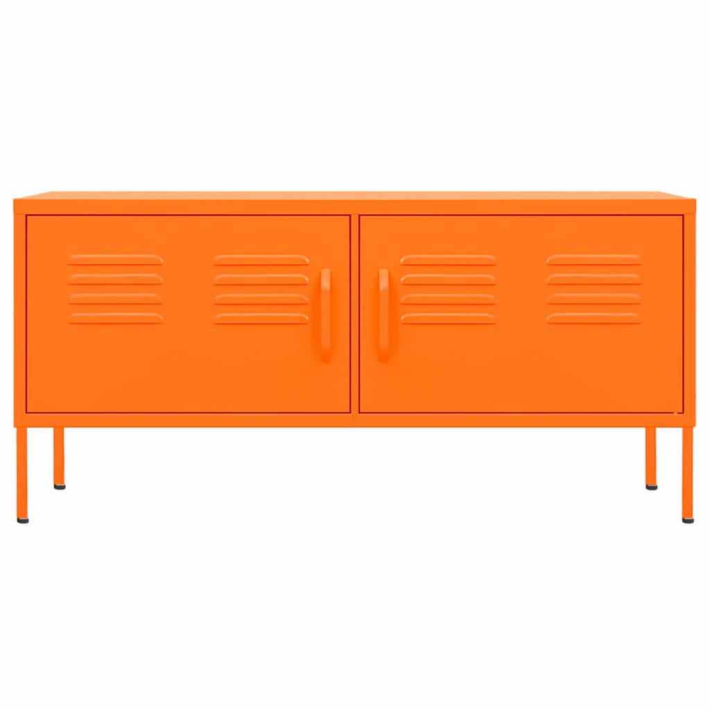 vidaXL TV-Schrank Orange 105x35x50 cm Stahl