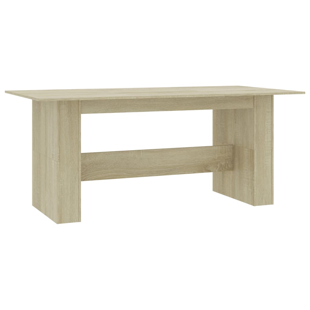 vidaXL Esstisch Sonoma-Eiche 180x90x76 cm Holzwerkstoff