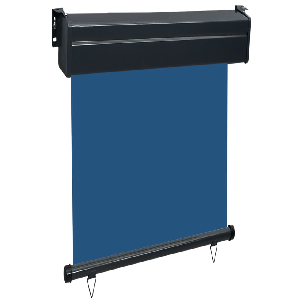 vidaXL Balkon-Seitenmarkise 65x250 cm Blau