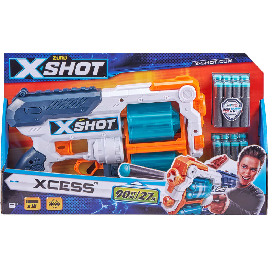 ZURU Spielzeug-Blaster X-Shot Xcess TK-12 16 Darts