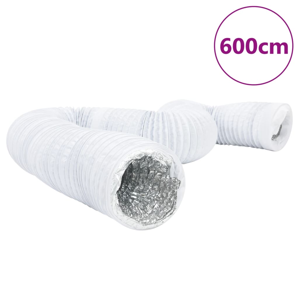 vidaXL Lüftungsschlauch Aluminium und PVC 6 m Ø10 cm