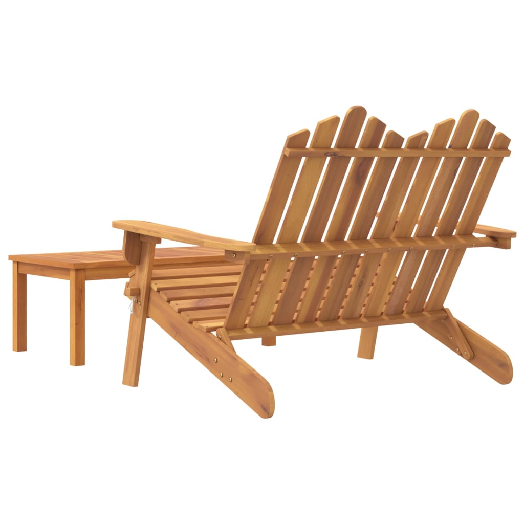 vidaXL 2-tlg. Garten-Lounge-Set Adirondack Massivholz Akazie