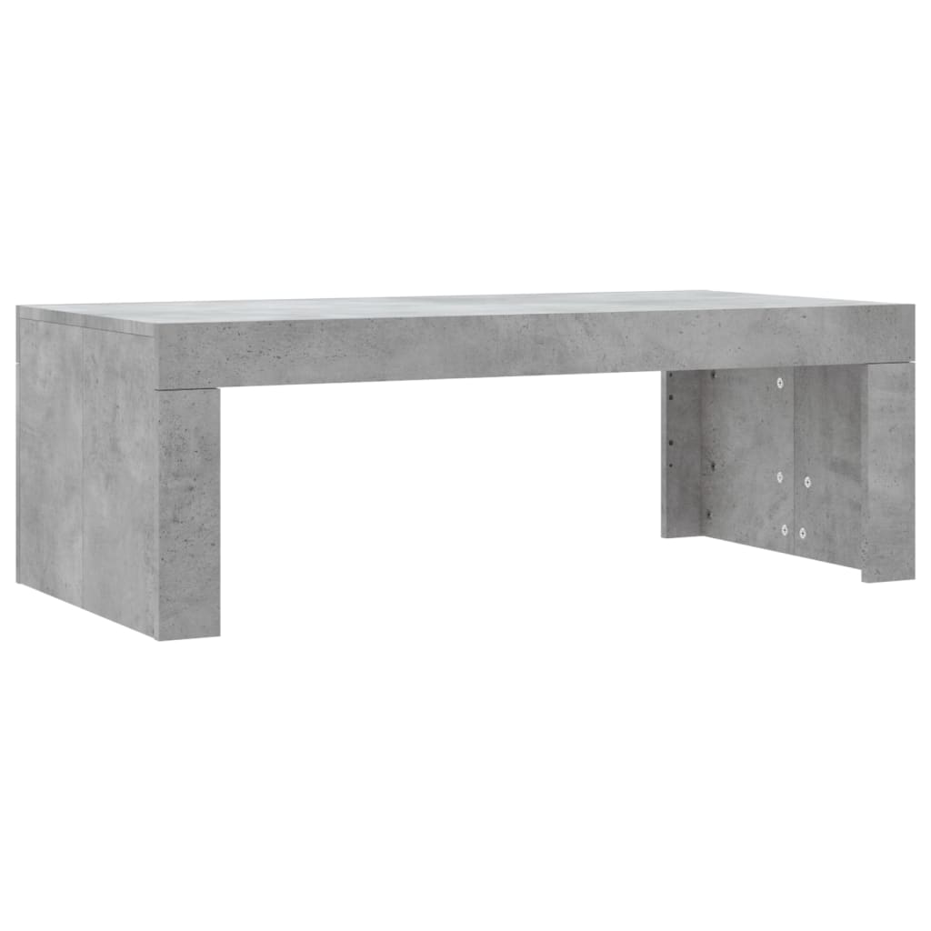 vidaXL Couchtisch Betongrau 102x50x36 cm Holzwerkstoff