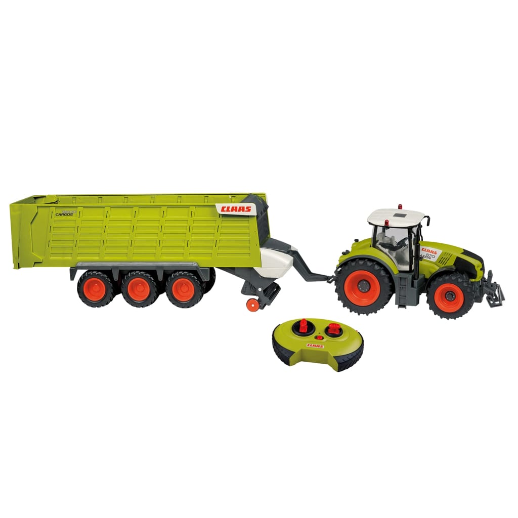 CLAAS Ferngesteuerter Traktor mit Anhänger AXION870 & CARGOS9600 1:16