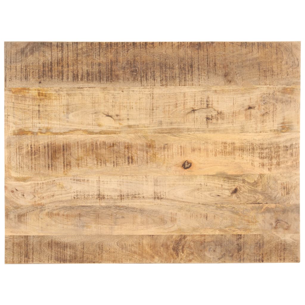 vidaXL Tischplatte Massivholz Mango 25-27 mm 70x60 cm