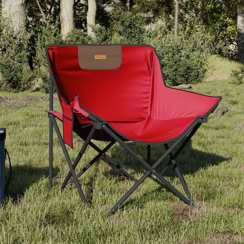 vidaXL Campingstühle 2 Stk. mit Tasche Klappbar Rot