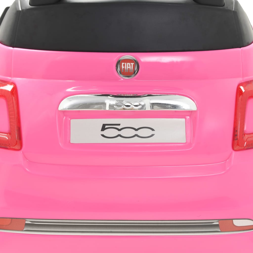 vidaXL Kinder-Aufsitzauto Fiat 500 Rosa
