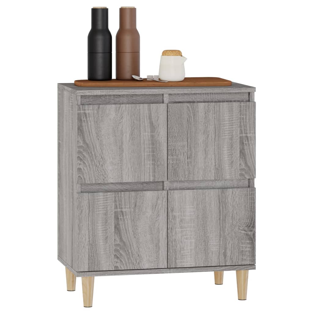 vidaXL Sideboard Grau Sonoma 60x35x70 cm Holzwerkstoff