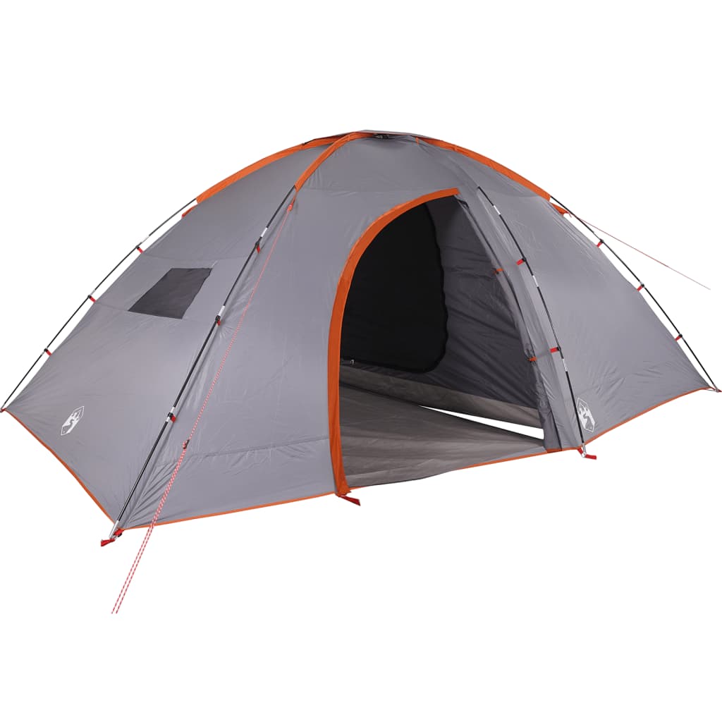 vidaXL Campingzelt 8 Personen Orange Wasserdicht