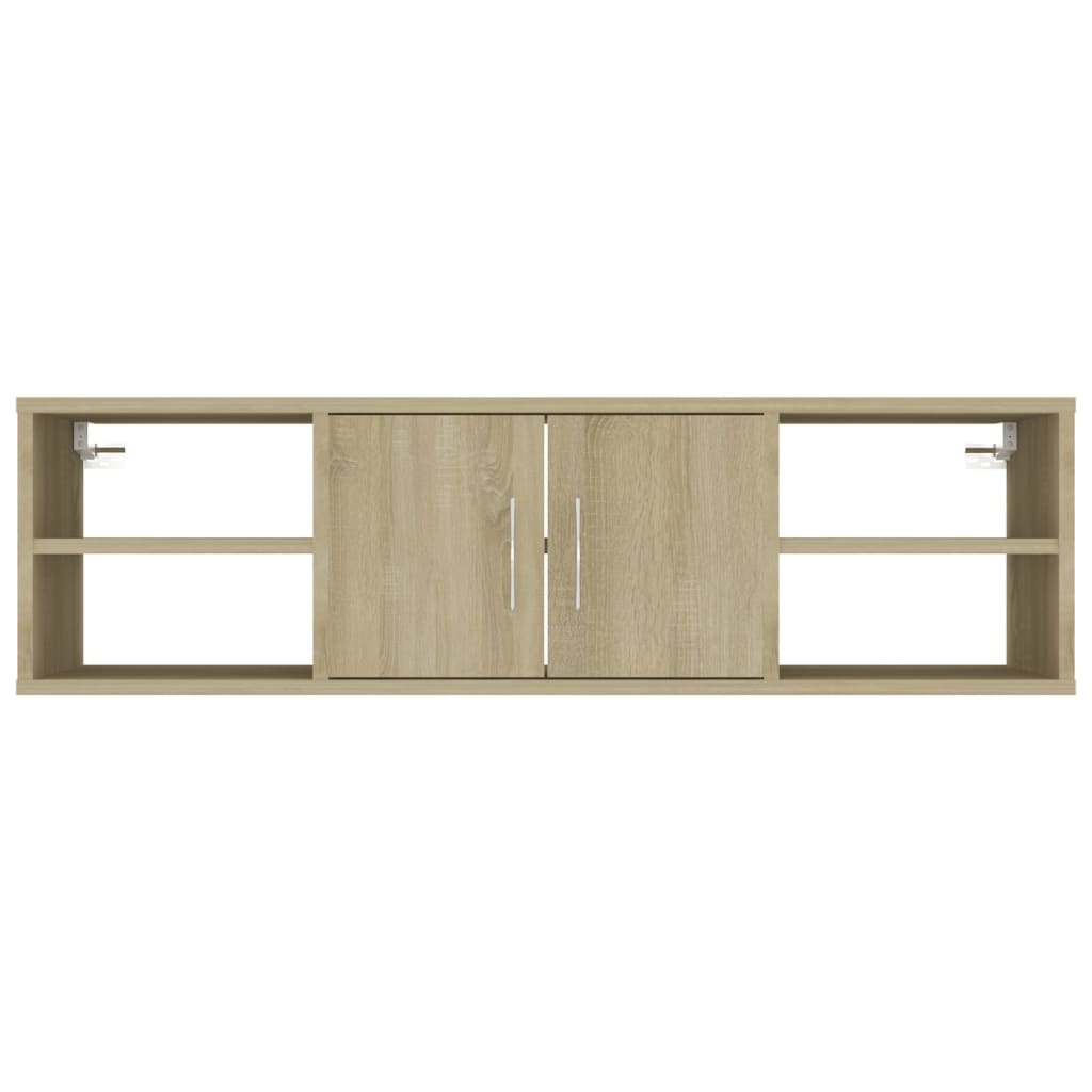 vidaXL Wandregal Sonoma-Eiche 102x30x29 cm Holzwerkstoff