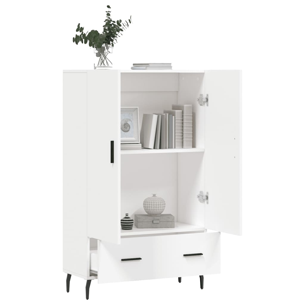 vidaXL Highboard Weiß 69,5x31x115 cm Holzwerkstoff