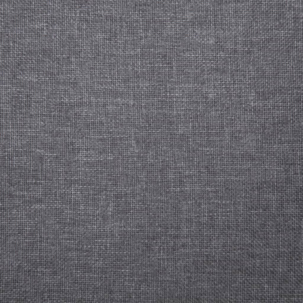vidaXL Sitzbank 139,5 cm Hellgrau Polyester
