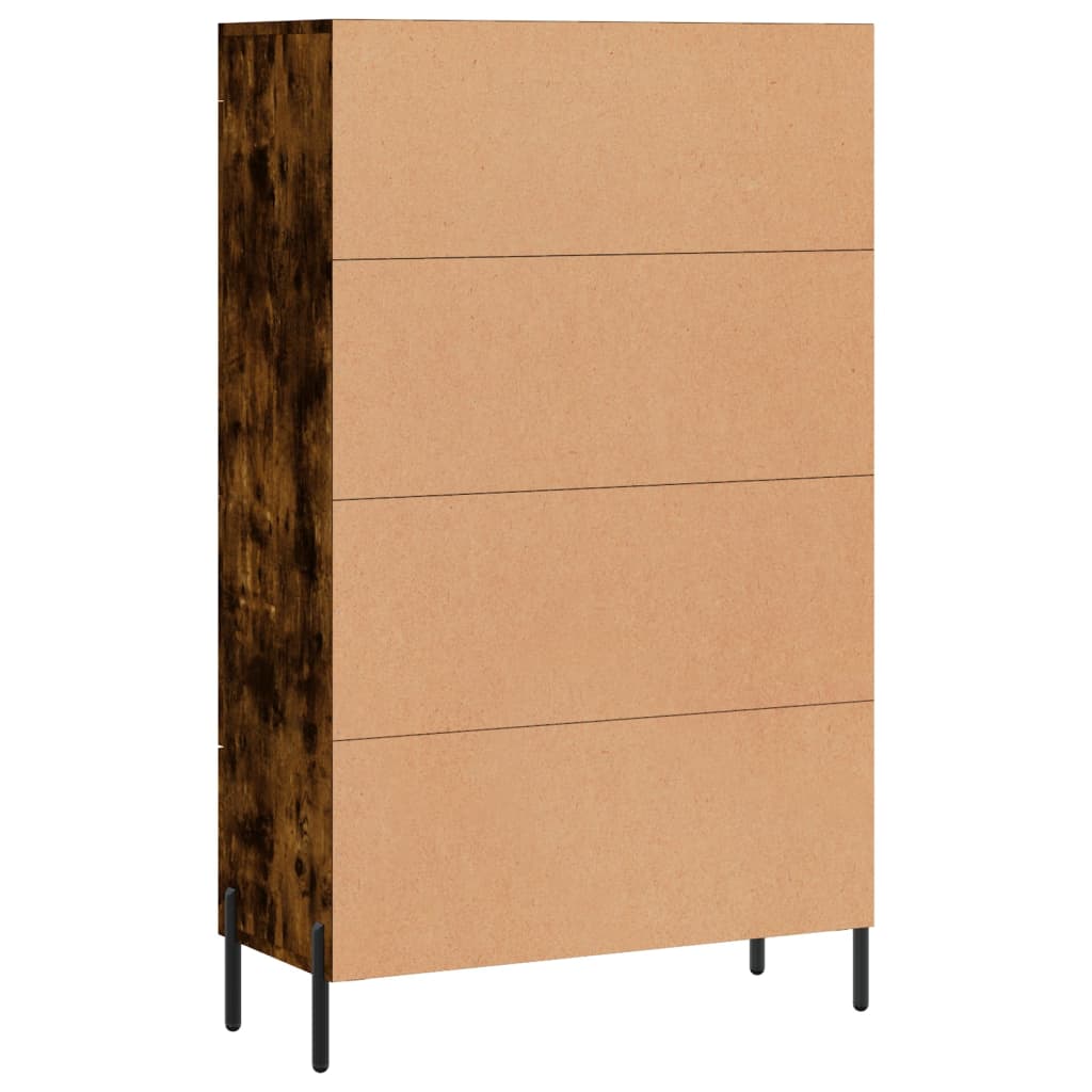 vidaXL Highboard Räuchereiche 69,5x31x115 cm Holzwerkstoff