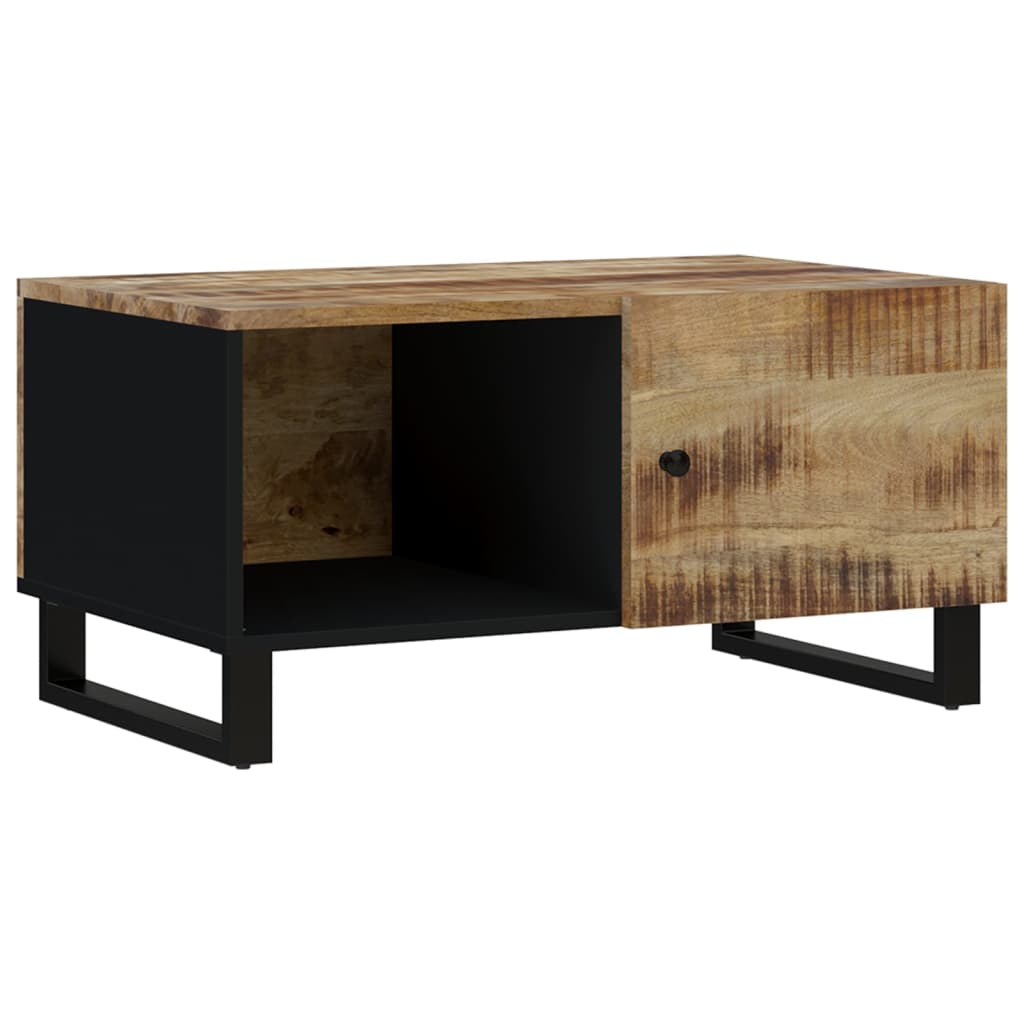 vidaXL Couchtisch 80x50x40 cm Massivholz Mango & Holzwerkstoff