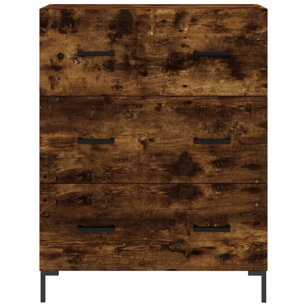 vidaXL Sideboard Räuchereiche 69,5x34x90 cm Holzwerkstoff