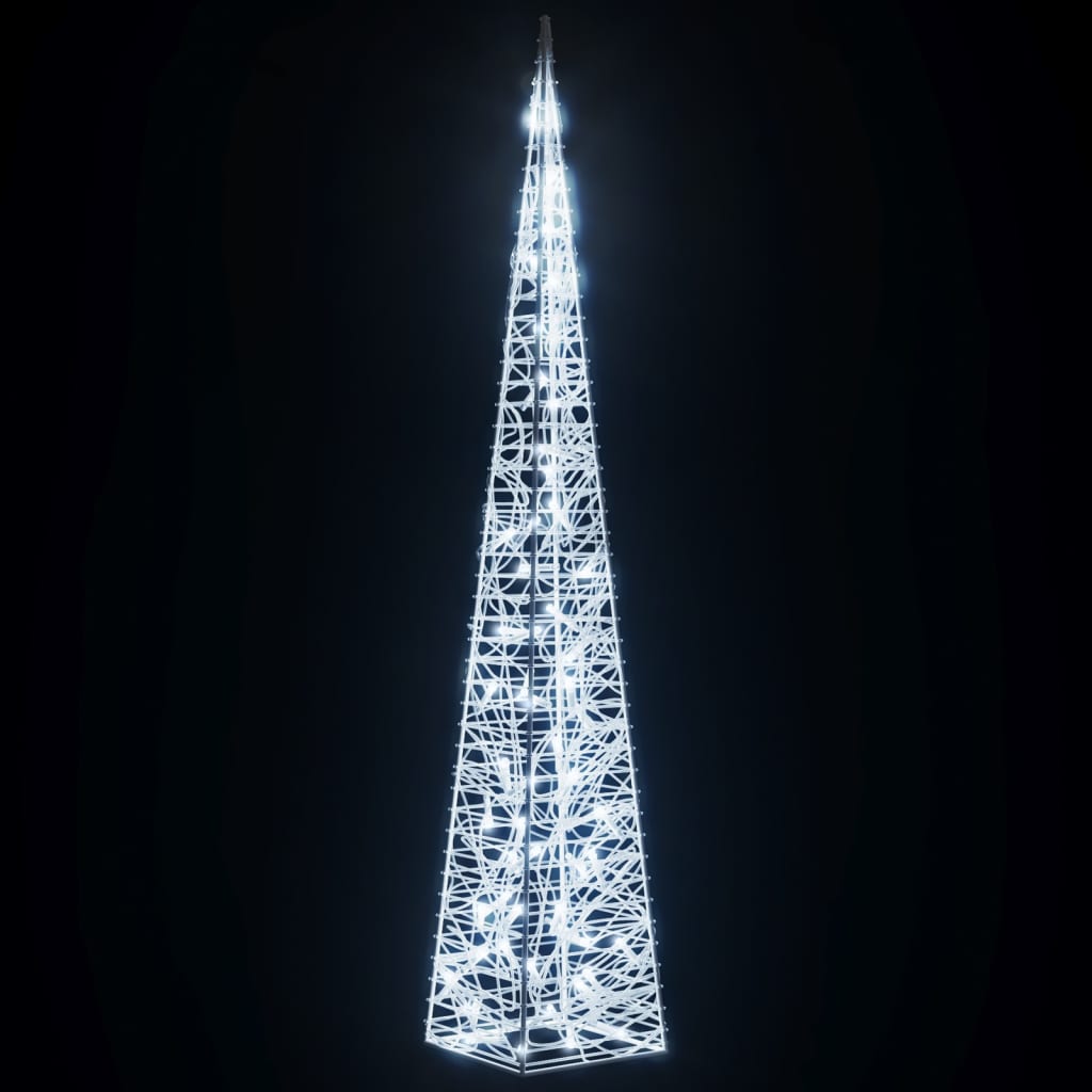 vidaXL LED-Leuchtkegel Acryl Deko Kaltweiß 120 cm