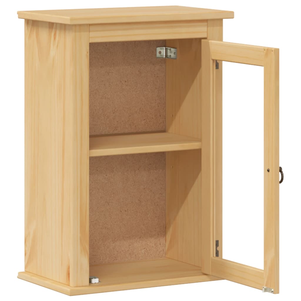 vidaXL Bad-Wandschrank Corona 45x27x64,5 cm Massivholz Kiefer