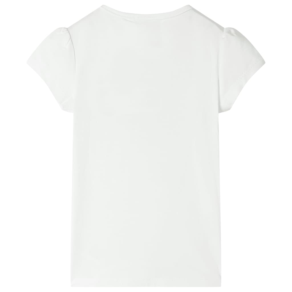 Kinder-T-Shirt Ecru 116