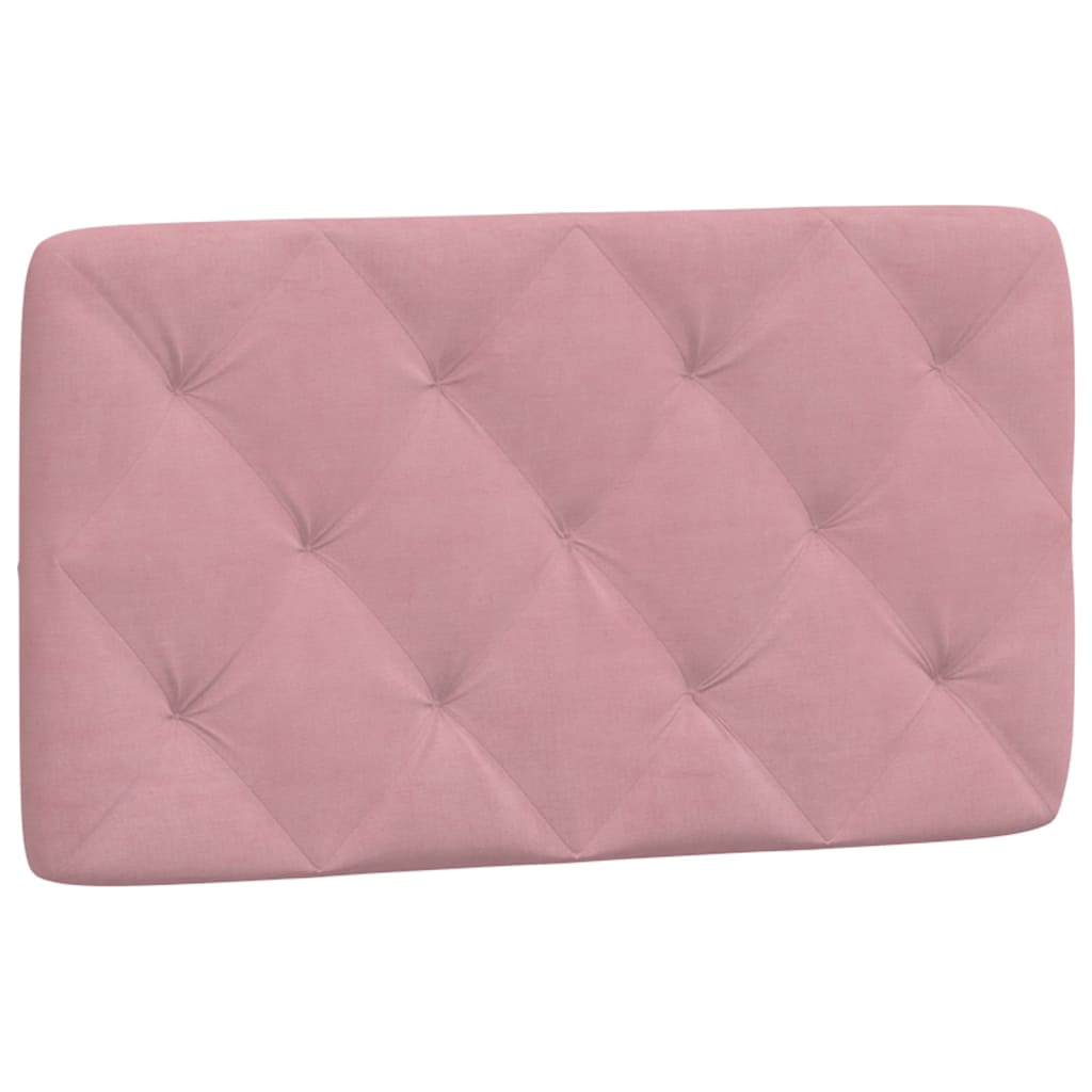 vidaXL Bett mit Matratze Rosa 80x200 cm Samt