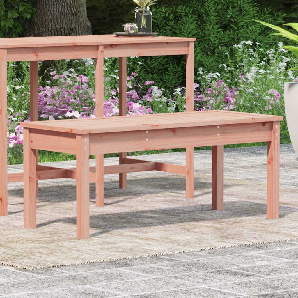 vidaXL Gartenbank 109x44x45 cm Massivholz Douglasie