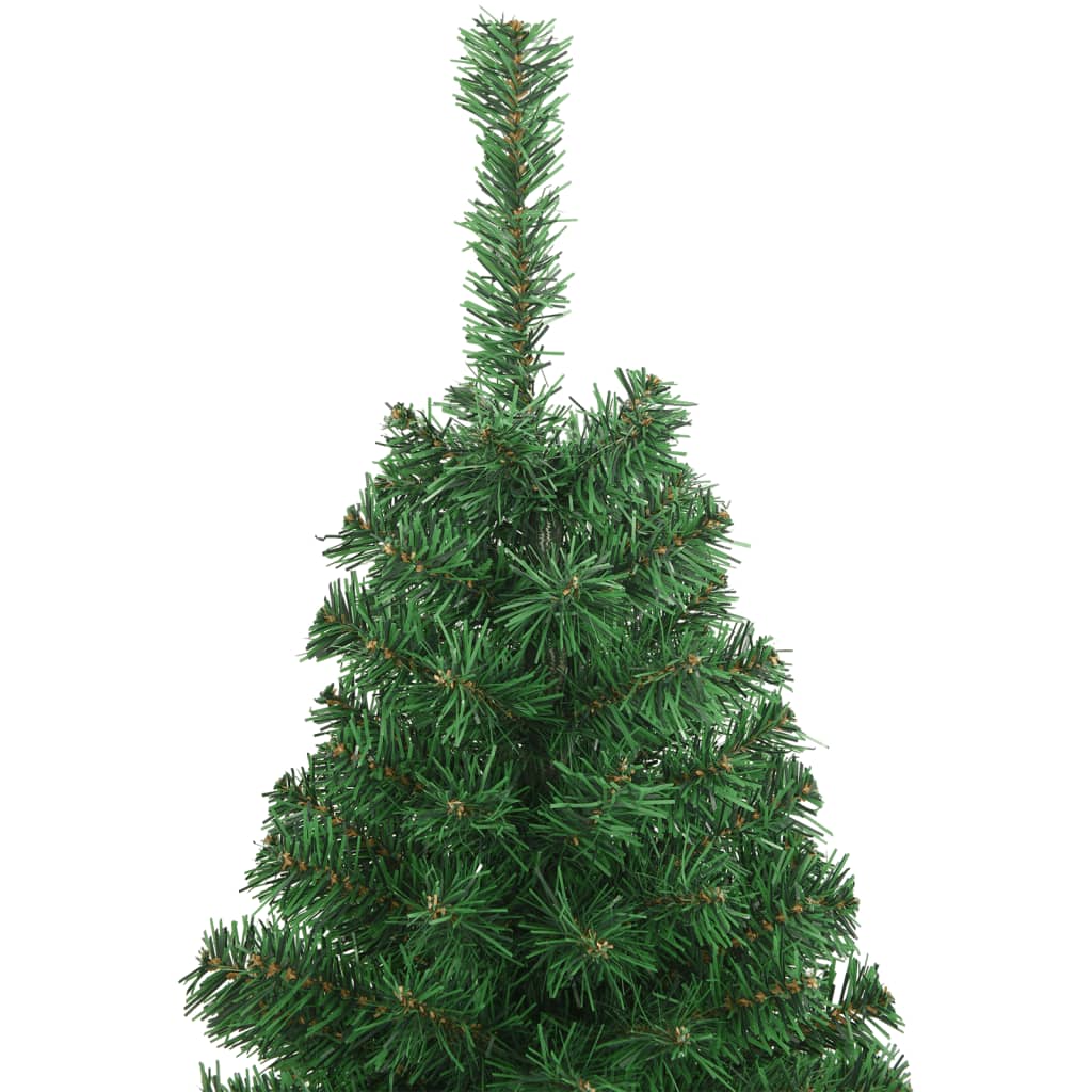 vidaXL Künstlicher Weihnachtsbaum mit Dicken Zweigen Grün 120 cm PVC