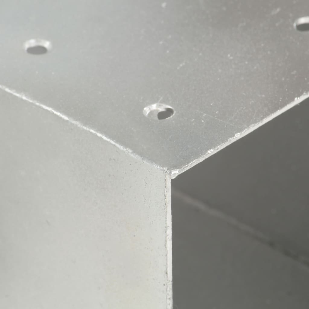 vidaXL Pfostenverbinder X-Form Verzinktes Metall 101 x 101 mm