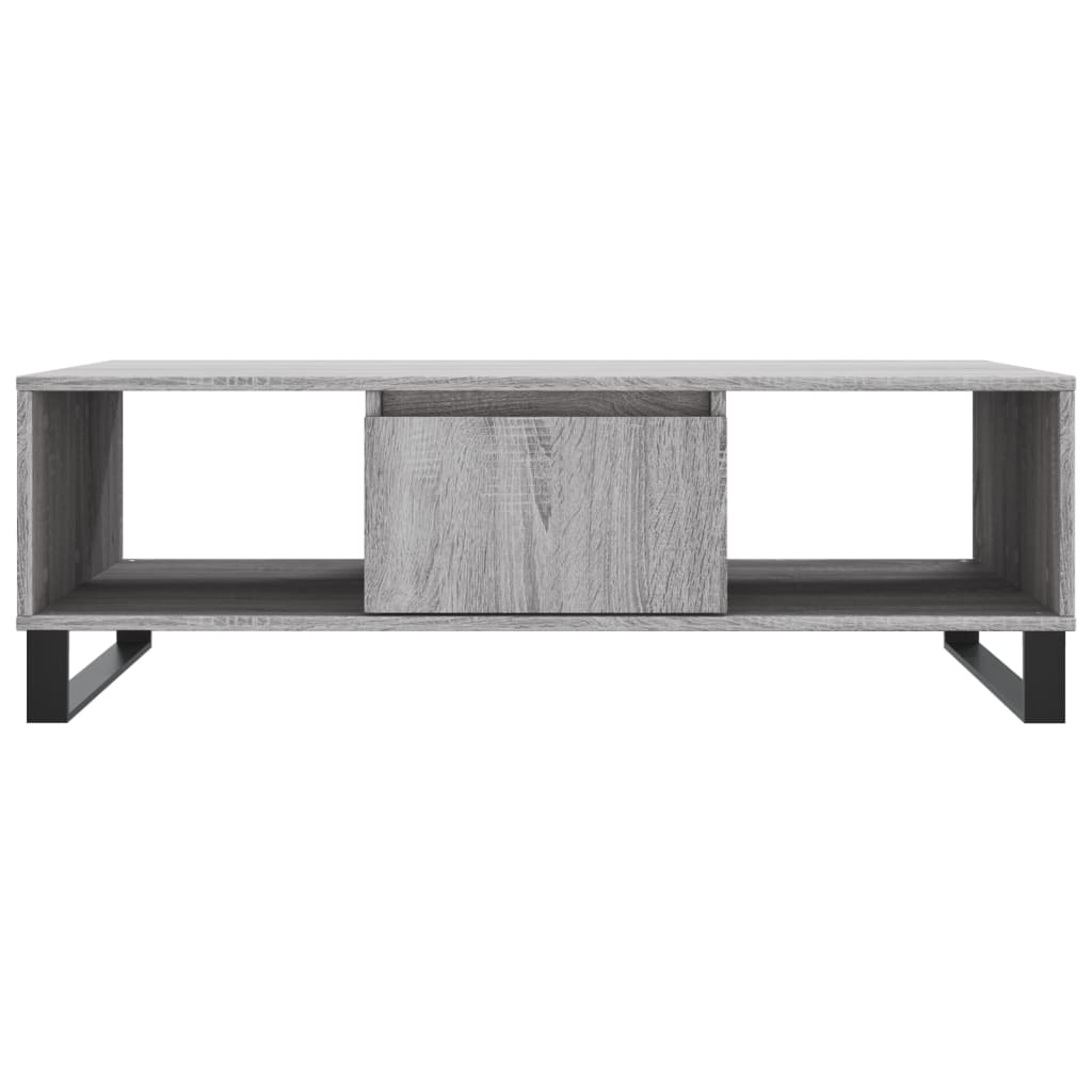 vidaXL Couchtisch Grau Sonoma 104x60x35 cm Holzwerkstoff