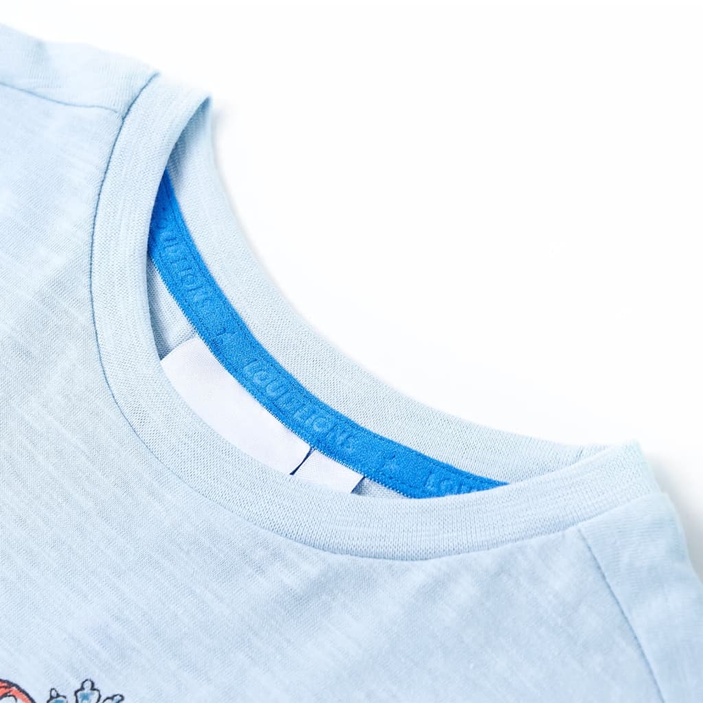 Kinder-T-Shirt Hellblau 140