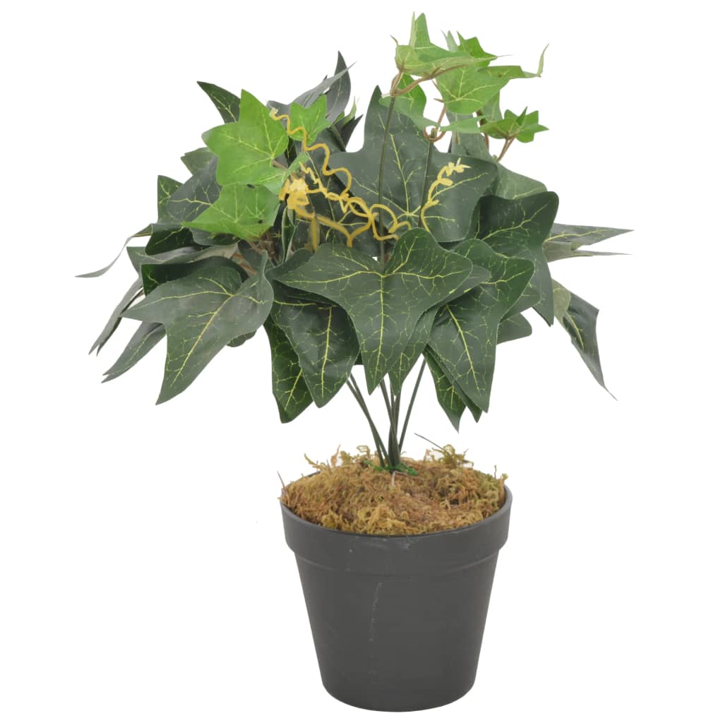 vidaXL Künstliche Pflanze Efeu mit Topf Grün 45 cm