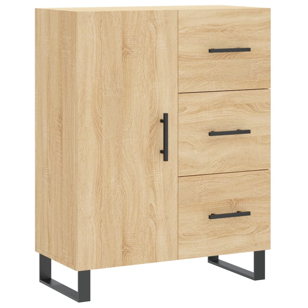 vidaXL Sideboard Sonoma-Eiche 69,5x34x90 cm Holzwerkstoff