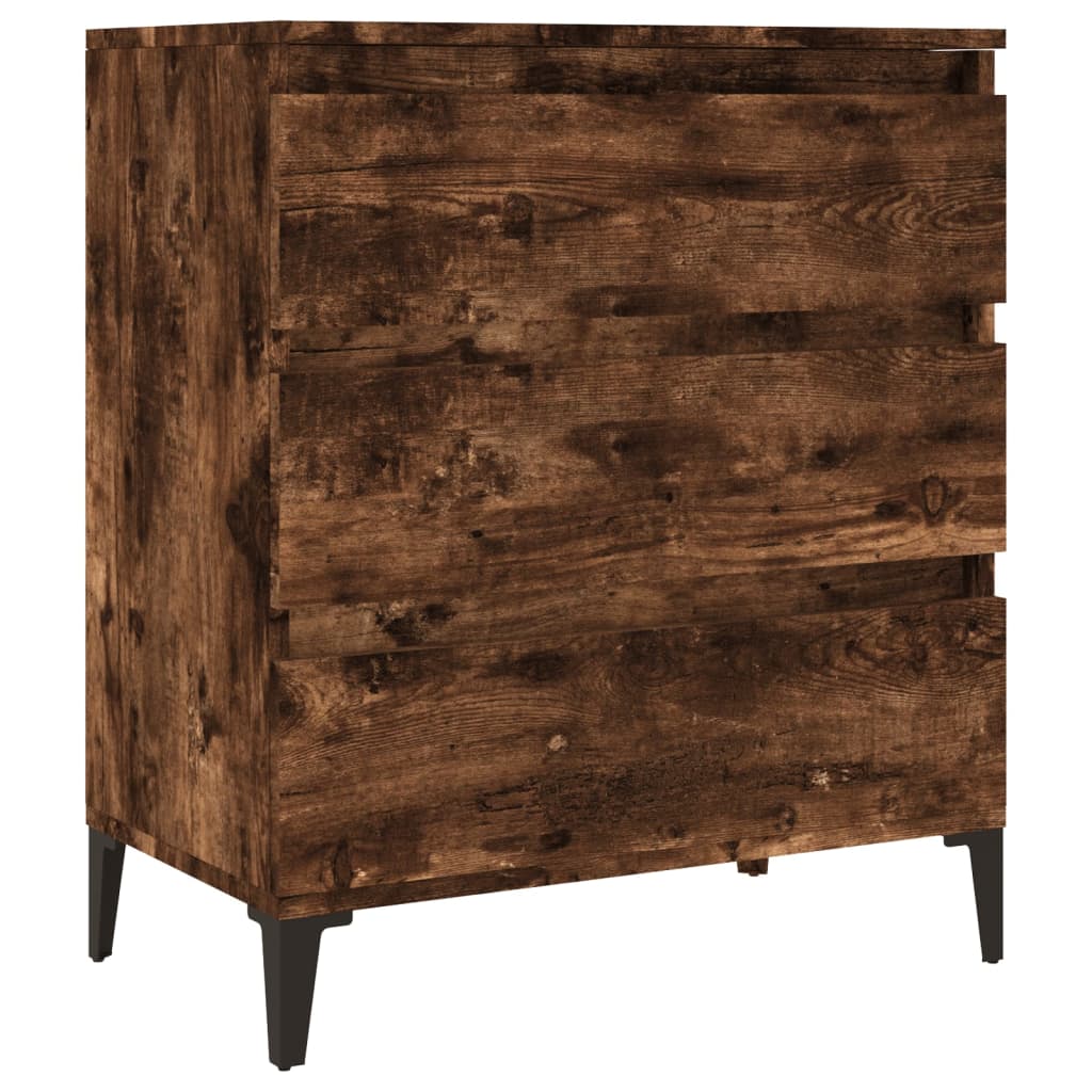 vidaXL Sideboard Räuchereiche 60x35x70 cm Holzwerkstoff