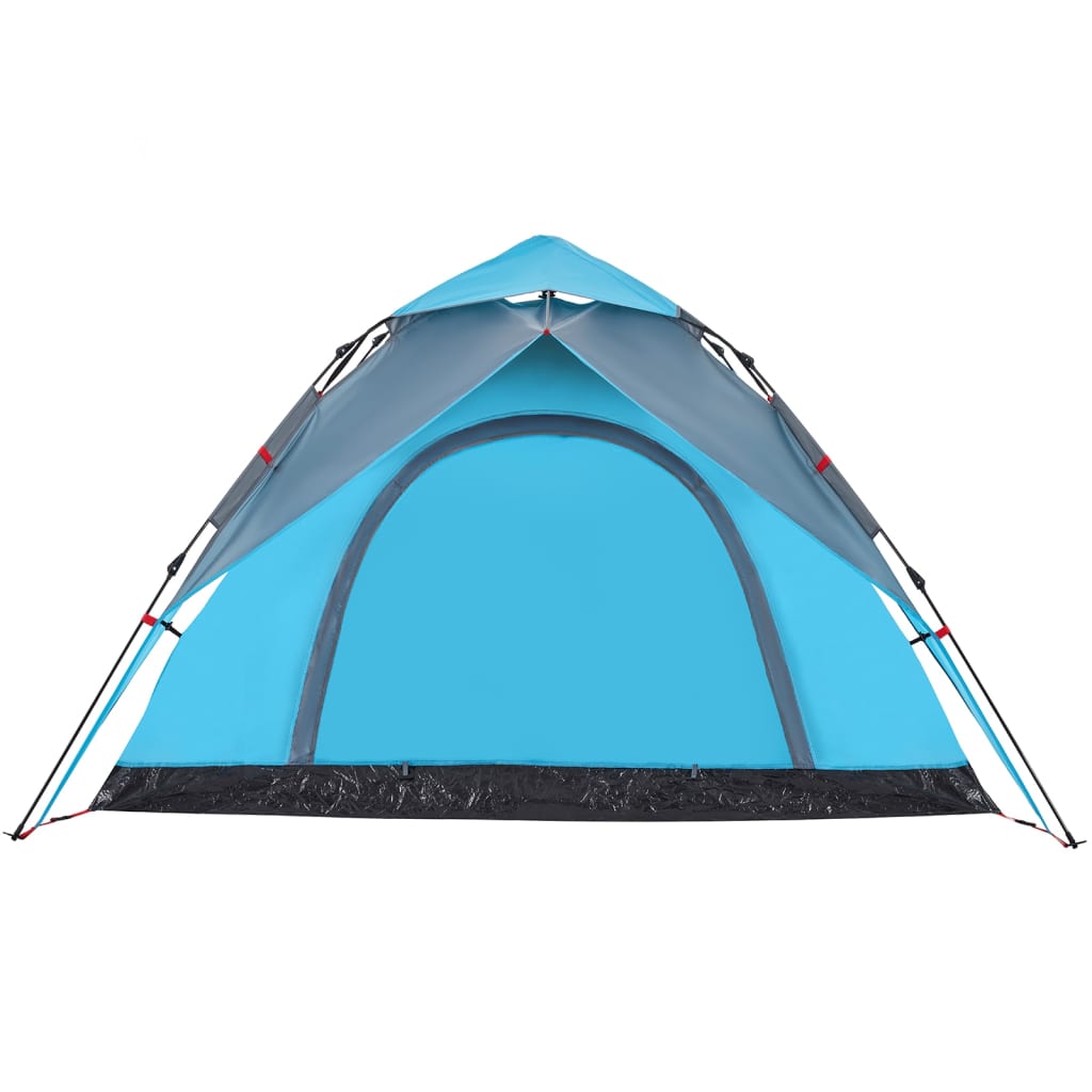 vidaXL Kuppel-Campingzelt 5 Personen Blau Quick Release