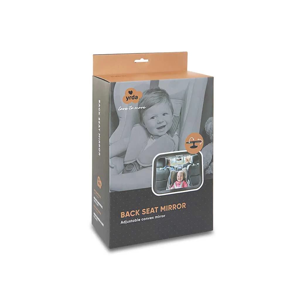 A3 Baby & Kids Baby-Autospiegel Einstellbar 26,5×19 cm Schwarz