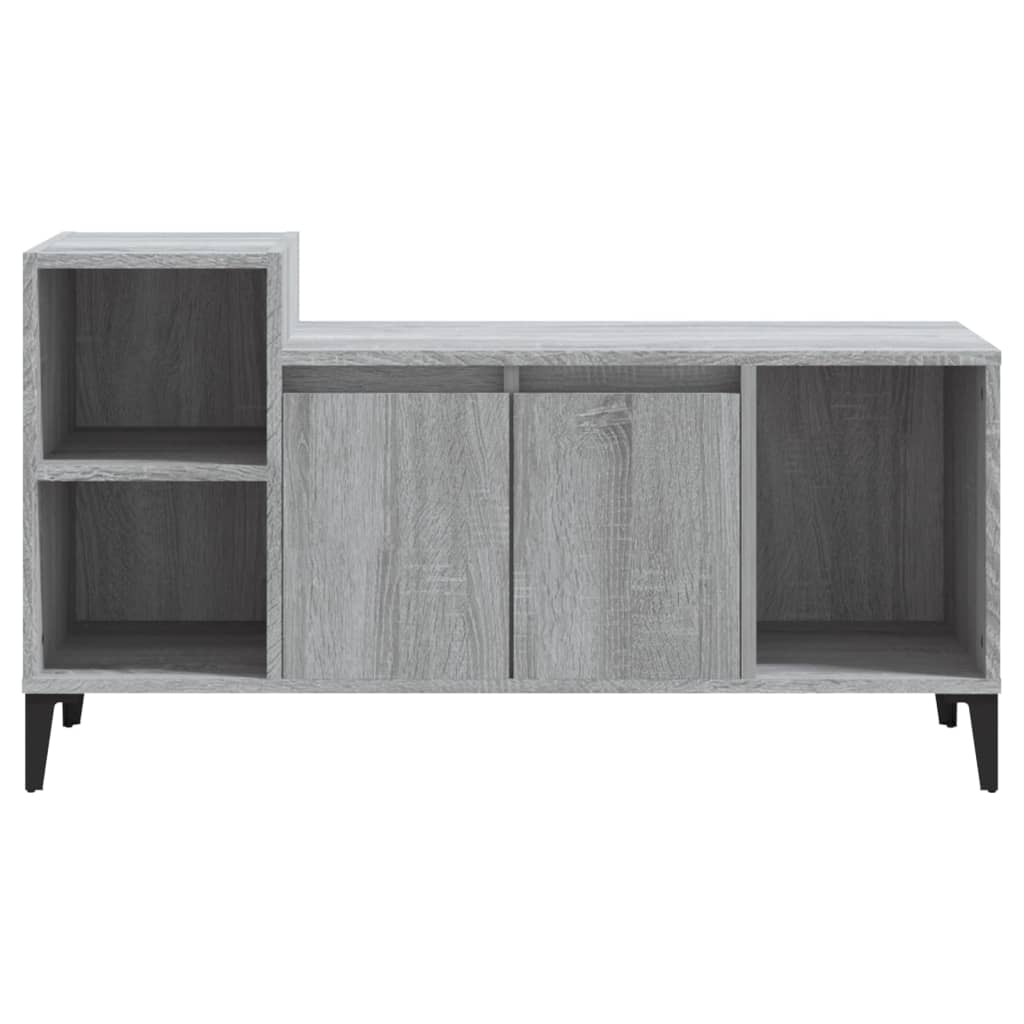 vidaXL TV-Schrank Grau Sonoma 100x35x55 cm Holzwerkstoff