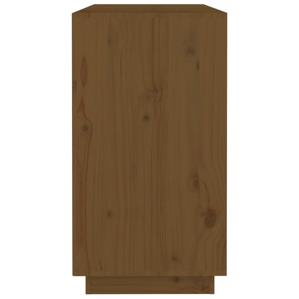 vidaXL Sideboard Honigbraun 100x40x75 cm Massivholz Kiefer