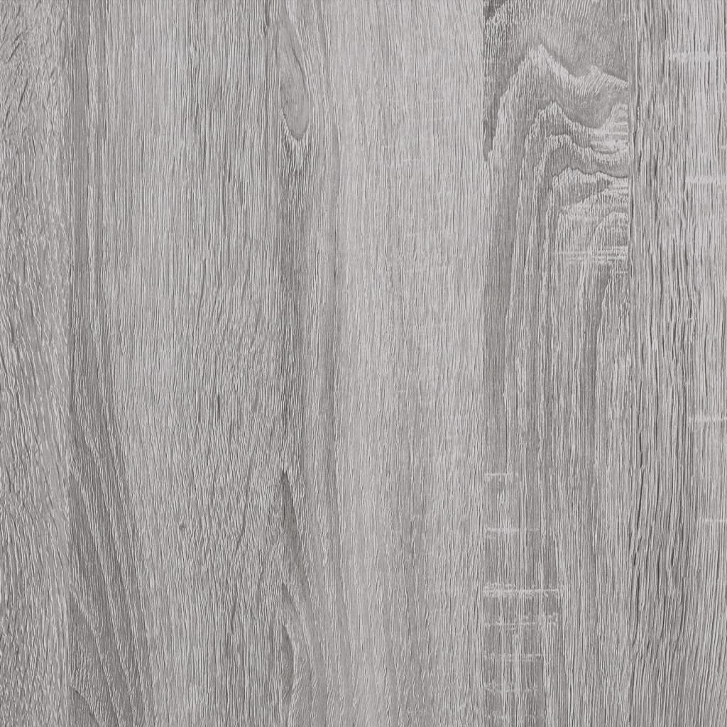 vidaXL Plattenschrank Grau Sonoma 100x38x48 cm Holzwerkstoff