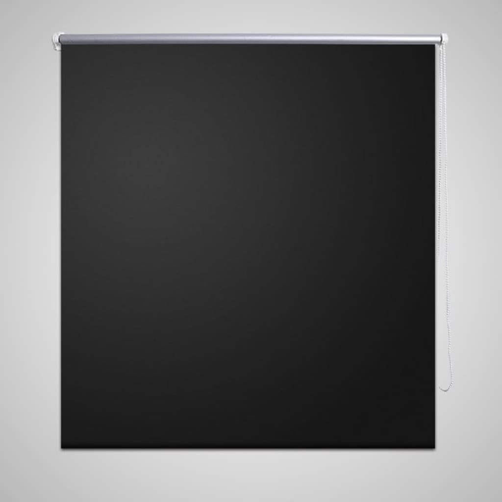Verdunkelungsrollo Verdunklungsrollo 100 x 230 cm schwarz