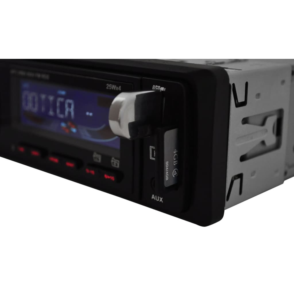 Autoradio MP3 SD USB AUX RDS Diebstahlschutz 4x25W