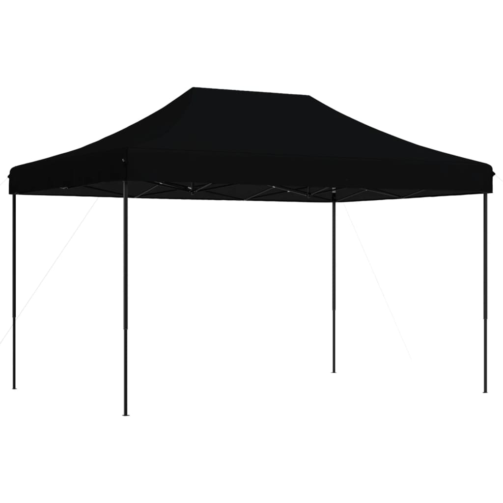 vidaXL Partyzelt Faltbar Pop-Up Schwarz 410x279x315 cm