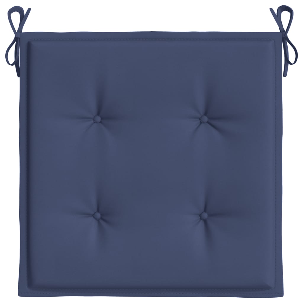 vidaXL Palettenkissen 2 Stk. Marineblau 50x50x3 cm Oxford-Gewebe