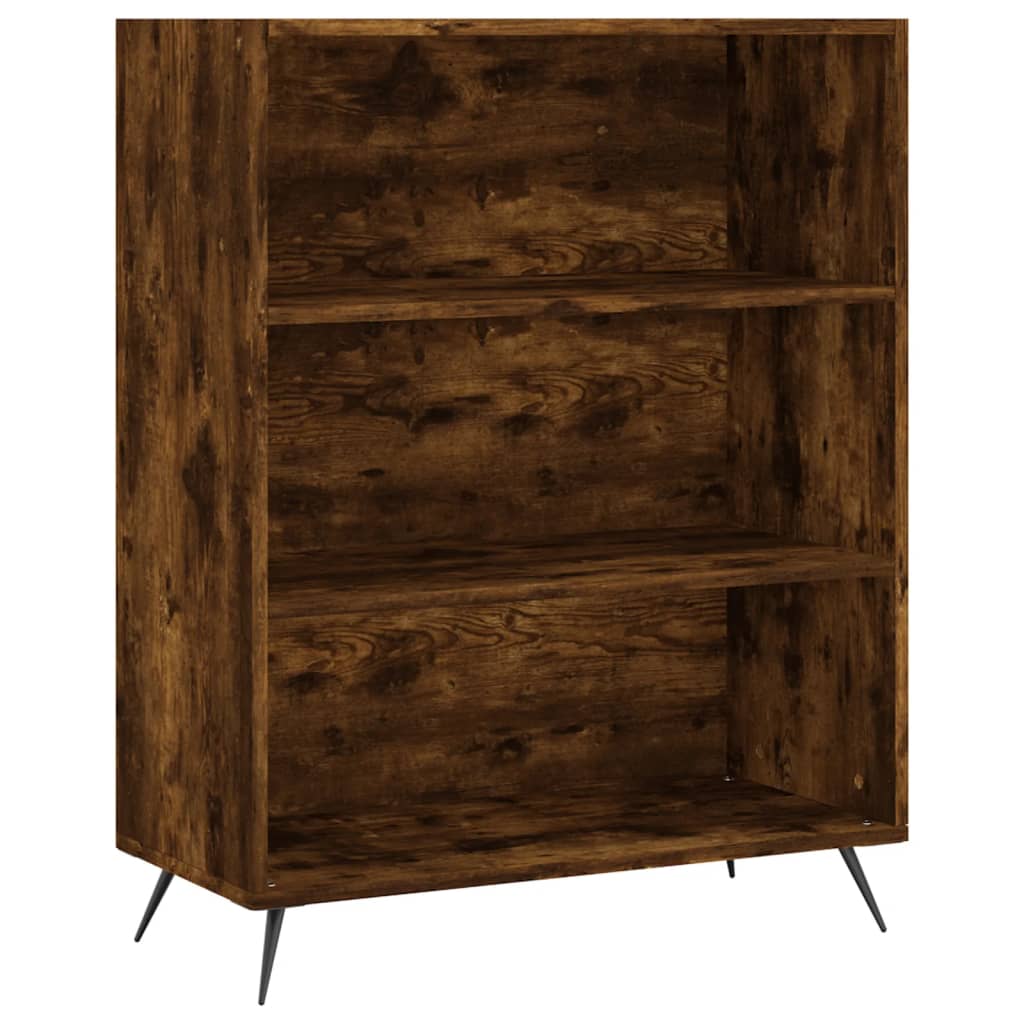 vidaXL Highboard Räuchereiche 69,5x34x180 cm Holzwerkstoff