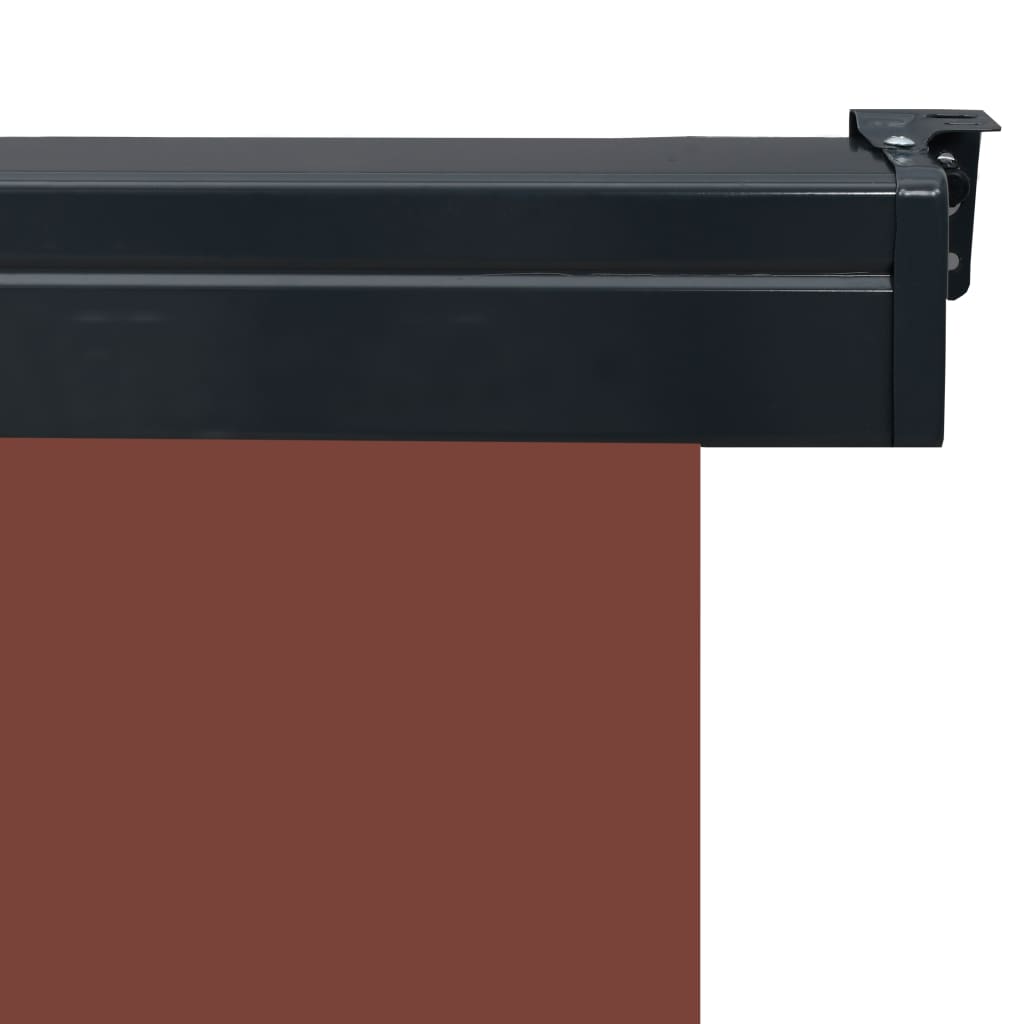 vidaXL Balkon-Seitenmarkise 105x250 cm Braun