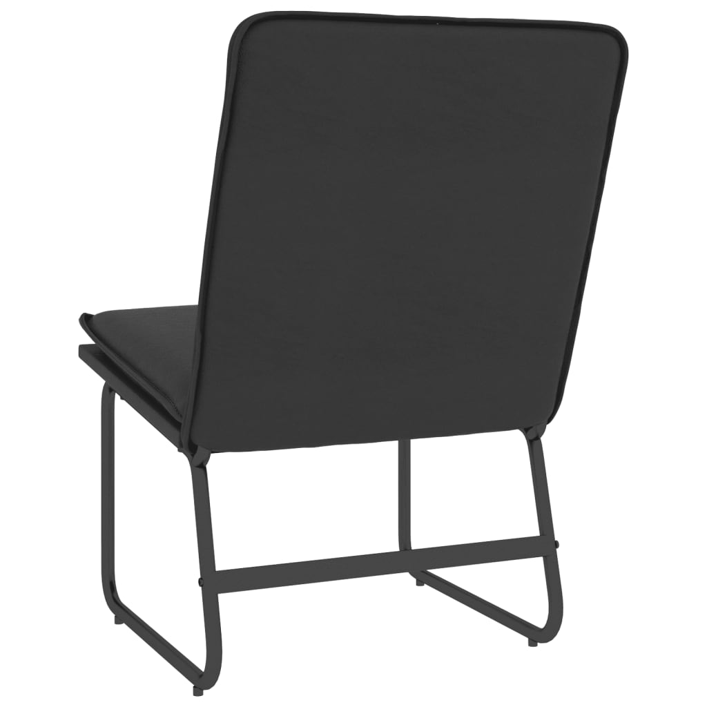 vidaXL Loungesessel Schwarz 54x75x76 cm Kunstleder